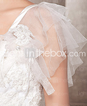 LIBORIA - Abito da Sposa in Pizzo e Tulle