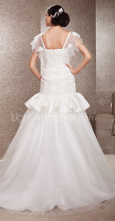 LIBORIA - Abito da Sposa in Pizzo e Tulle