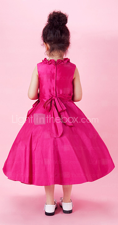 ISHA - Vestido de Florista de Tafetán