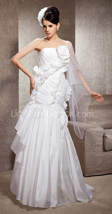 LUZ MARINA - Kleid für die Braut aus Organza und Tafft
