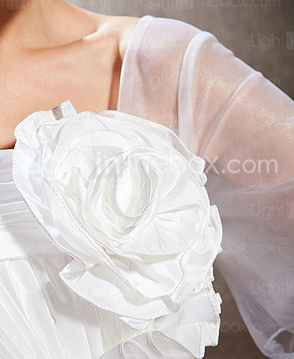 LUZ MARINA - Kleid für die Braut aus Organza und Tafft