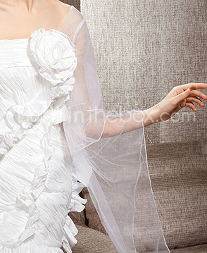 LUZ MARINA - Kleid für die Braut aus Organza und Tafft