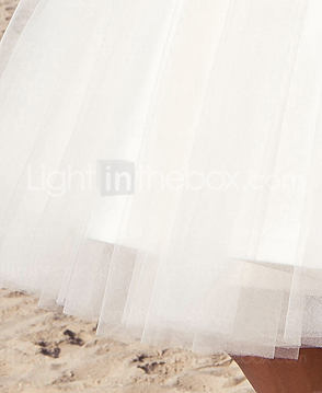 Audrey Hepburn Funny Face Ball Gown Bateau Knee-length Satin Tulle Wedding Dress