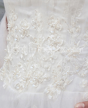 DOMINIQUE - Robe de Mariée Tulle - Châle Inclus