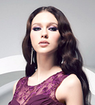 Sheath/Column Halter Court Train Chiffon Evening Dress 