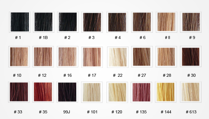 Enjoy Hair Color Chart