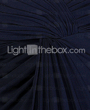 Sheath/ Column Straps Floor-length Chiffon Evening Dress With Split Front Sheath/ Column Straps Floor-length Chiffon Evening Dress With Split Front