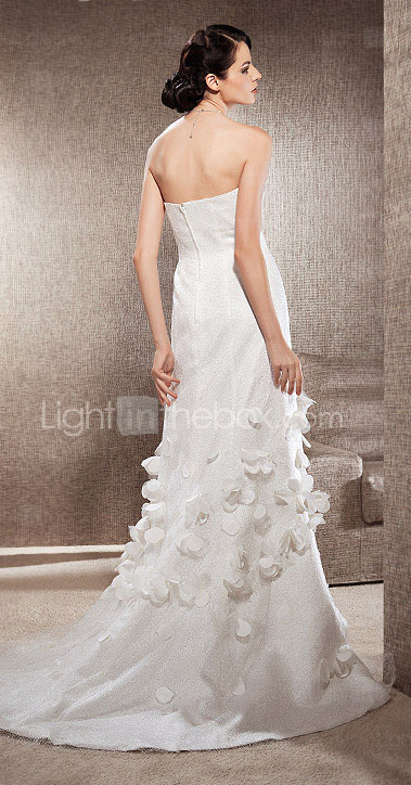 HEDIA - Kleid für die Braut aus Satin und Spitze