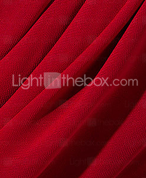 Sheath/Column Cowl Sweep/Brush Train Chiffon Evening Dress 