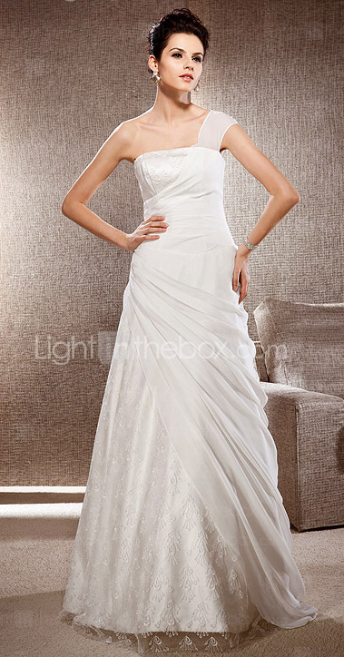 PEARY - Robe de Mariée Mousseline Dentelle