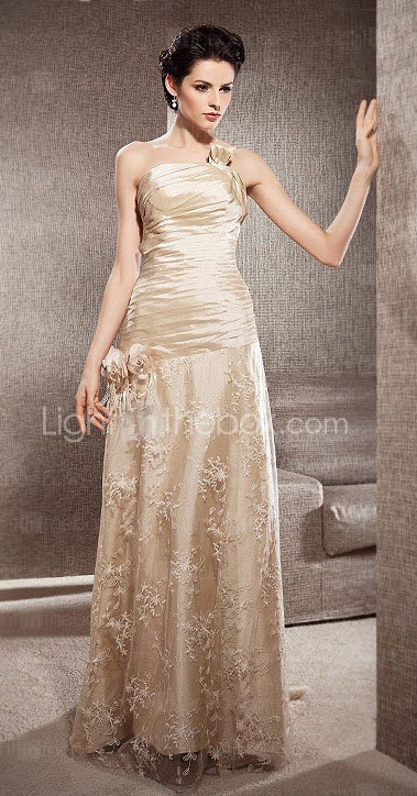 YVETTE - Vestido de Novia de Tafetán y Encaje
