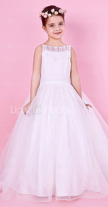 ISGARD - Kleid für Blumenmädchen aus Organza und Satin