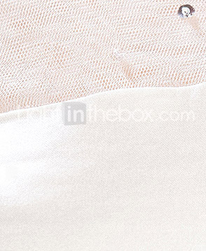 Trumpet/Mermaid Bateau Neck Court Train Satin Wedding Dress 