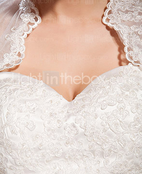 MÁXIMA - Robe de Mariée Satin - Châle Inclus