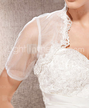 MÁXIMA - Robe de Mariée Satin - Châle Inclus