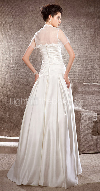 MÁXIMA - Robe de Mariée Satin - Châle Inclus