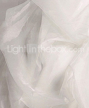 LAURINDA - Robe de Mariée Organza - Châle Inclus