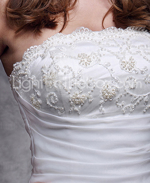 YORK - kjole til brudekjoler i organza og blonde