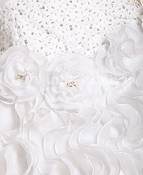 LESLY - Abito da Sposa in Organza e Raso