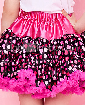 Mädchen Rock Chiffon mit Schleife