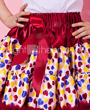 Girl Skirt With Polka Dots
