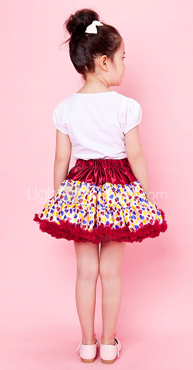 Girl Skirt With Polka Dots