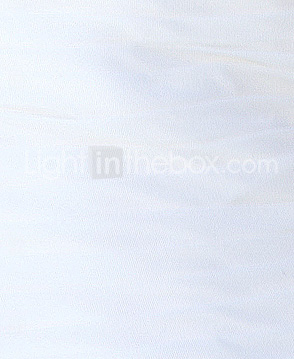Sheath/Column V-neck  Sweep / Brush Train Satin  Chiffon Wedding Dress