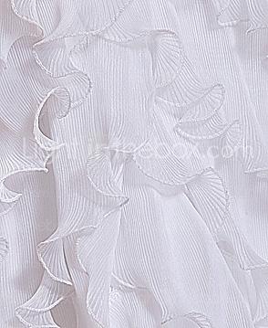 uma linha de trem tribunal strapless assimétrica organza vestido de capina