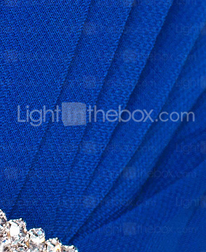 Sheath/Column Straps Floor-length Chiffon Junior Bridesmaid Dress