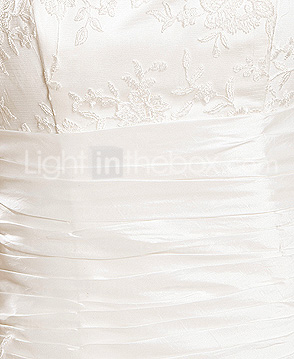 Ball Gown Sweetheart Corte treno raso pizzo abito da diserbo