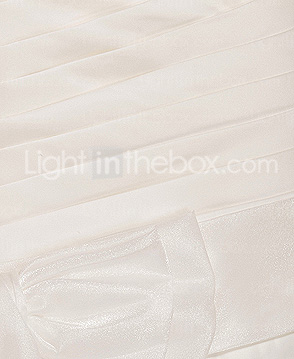 Trompete / Meerjungfrau strapless Kapelle Zug Satin Jäten Kleid