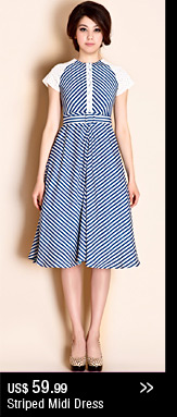 Striped Midi Dress