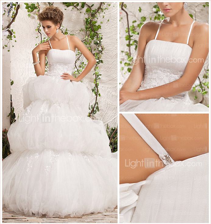 DEIDRA - Abito da Sposa in Raso e Tulle