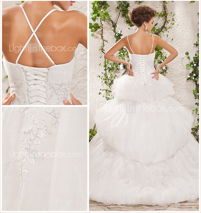 DEIDRA - Abito da Sposa in Raso e Tulle