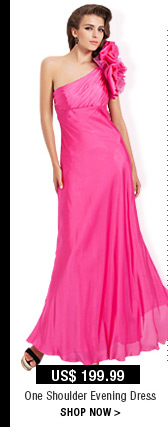 One Shoulder Evening Dress