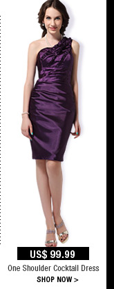 One Shoulder Cocktail Dress