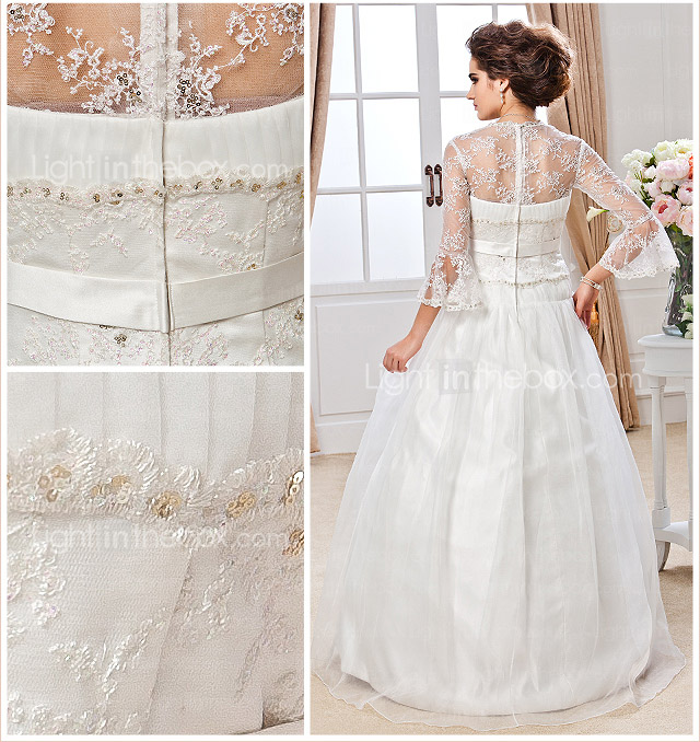 NOLEEN - Kleid für die Braut aus Spitze und Tüll