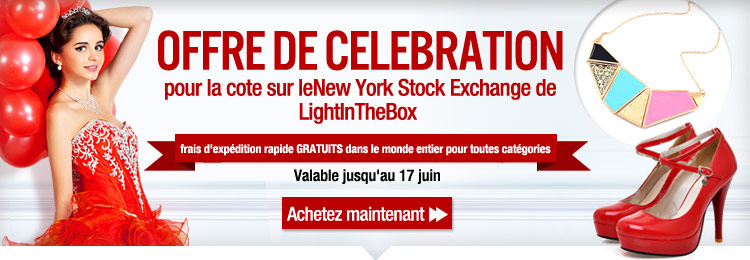 Nous célébrons la cote en bourse de LightInTheBox au New York Stock Exchange
