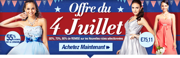60%, 70%, 80% de REMISE sur les Nouvelles robes sélectionnées