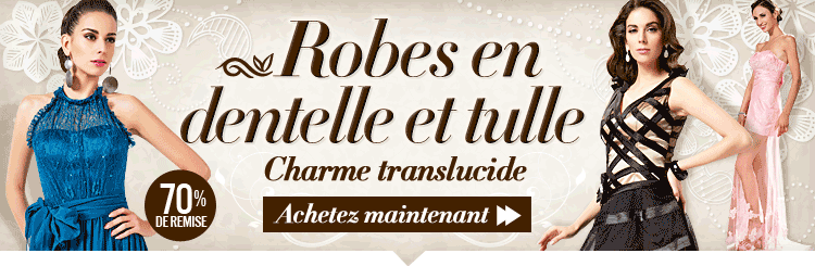 Robes en dentelle et tulle