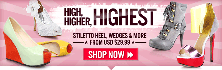Stiletto Heel, Wedges & More