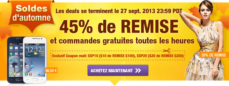 Soldes d'automne
