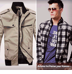 Achetez les Vestes pour Homme >>