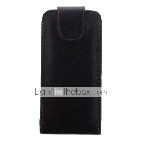 Étui en cuir de protection bascule pour Nokia 5800 (Black) Étui en cuir de protection bascule pour Nokia 5800 (Black)