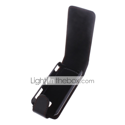 Étui en cuir de protection bascule pour Nokia 5800 (Black) Étui en cuir de protection bascule pour Nokia 5800 (Black)