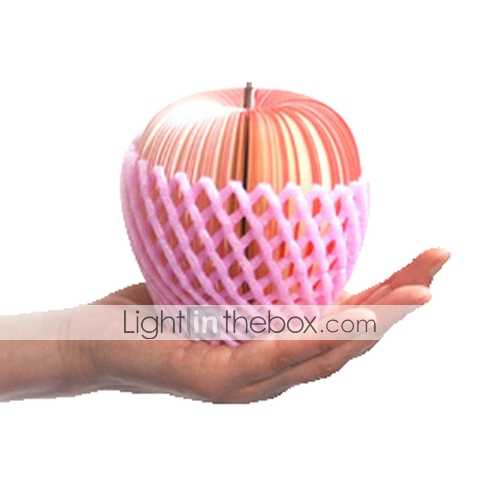Unique Creative Apple Shaped Memo Pad - Large (About 150-Page)
