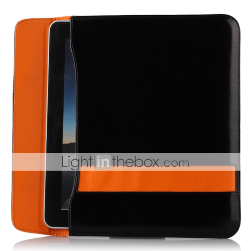 élégant étui de protection en cuir PU pour Apple IPAD (orange)