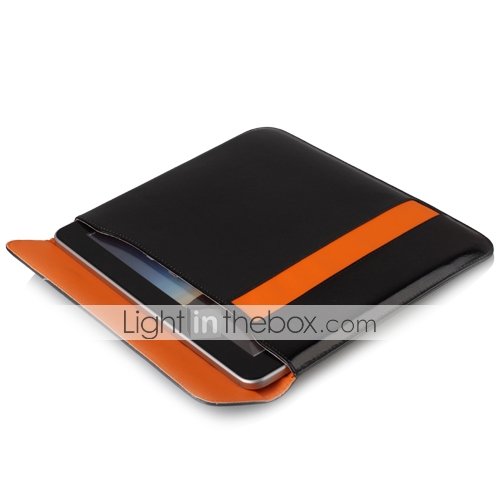 élégant étui de protection en cuir PU pour Apple IPAD (orange)