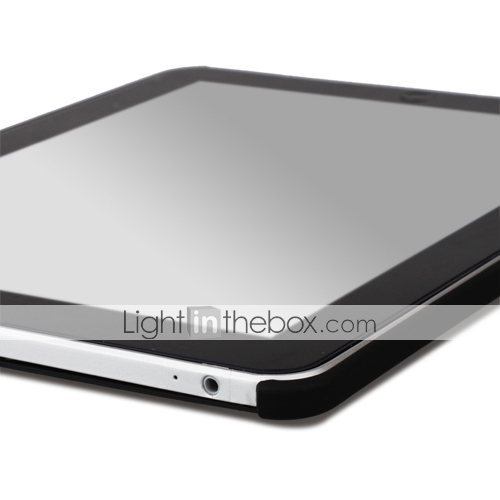 Stylish Protective Resin Backside Case for Apple iPad (Black)