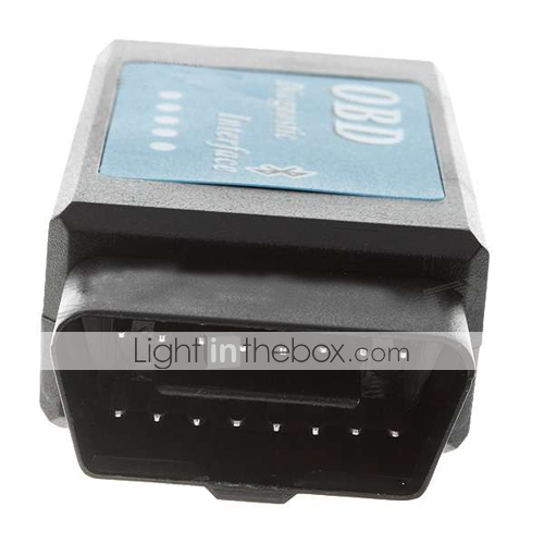 OBDII Bluetooth Car Diagnostic Cable - Black + Blue (DC 12V) OBDII Bluetooth Car Diagnostic Cable - Black + Blue (DC 12V)